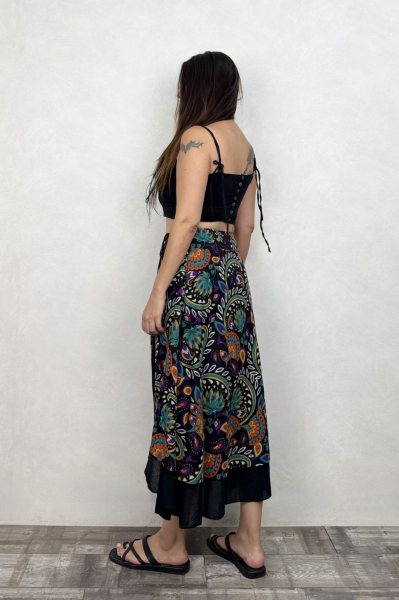 Lucia Anvelop Etek - Siyah