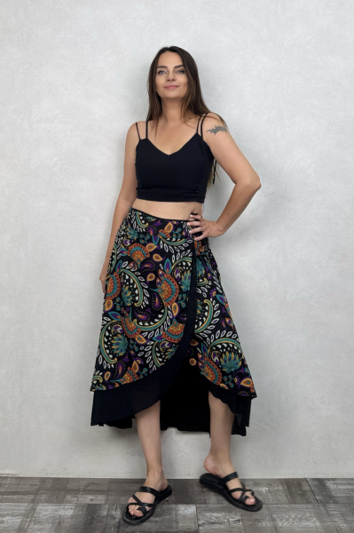 Lucia Anvelop Etek - Siyah