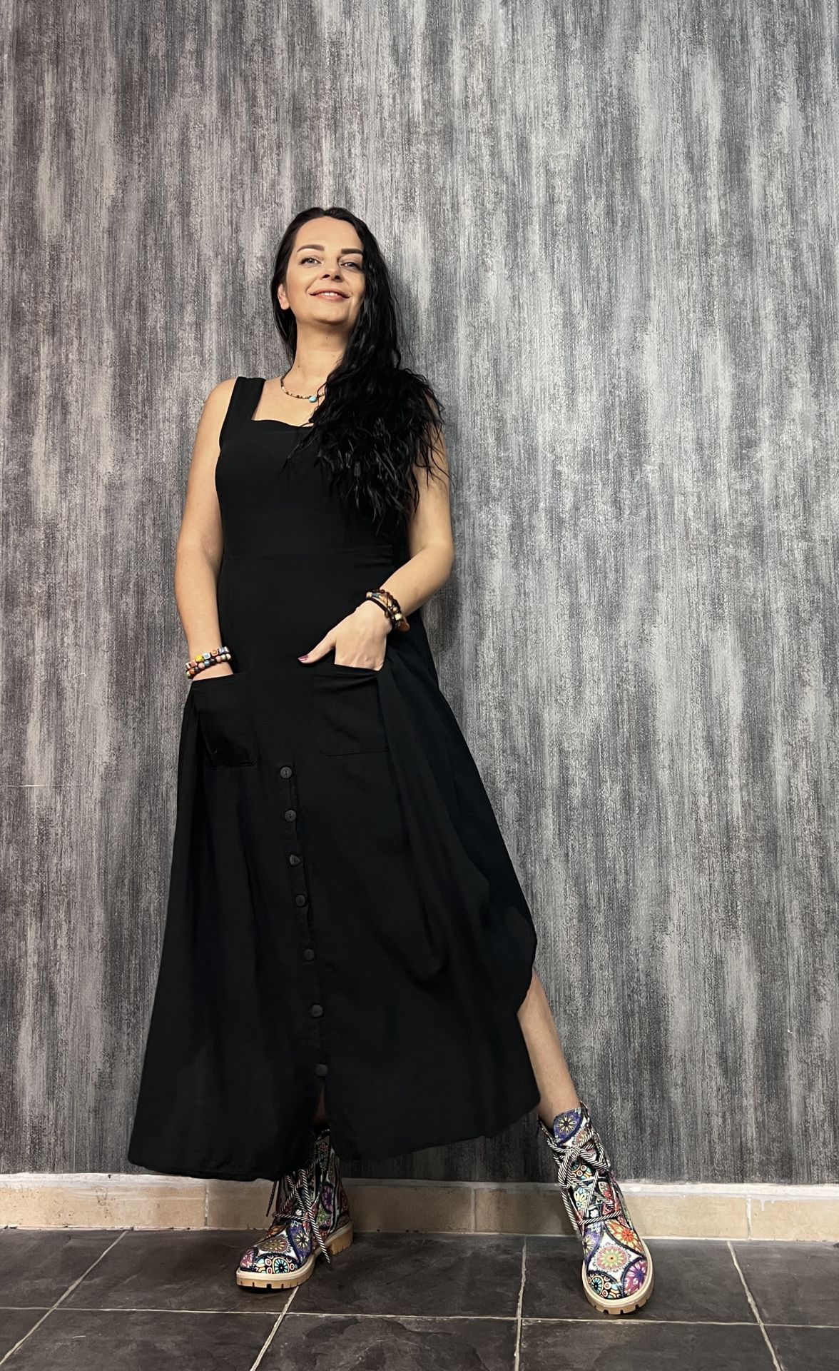 Bettsy Elbise - Siyah