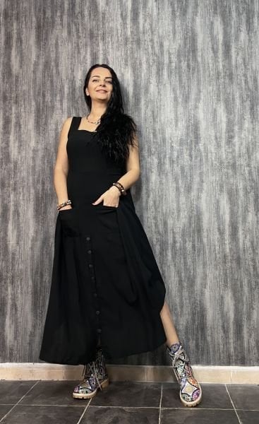 Bettsy Elbise - Siyah