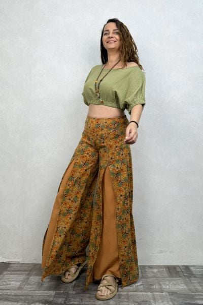 Flow Pantolon - Hardal