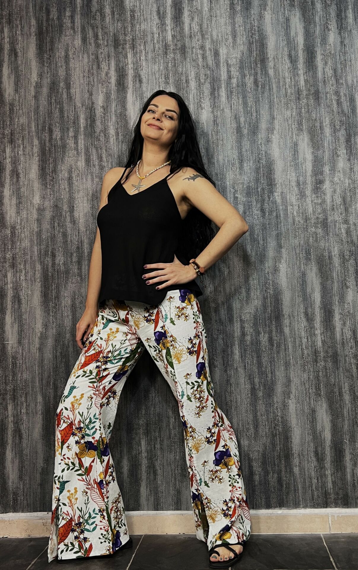 İp Askılı Mily Bluz - Siyah