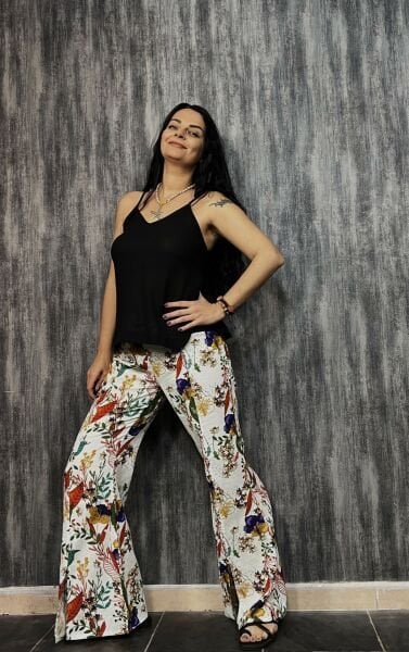 İp Askılı Mily Bluz - Siyah