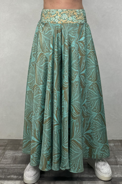 İpek Pantolon Etek - Mint