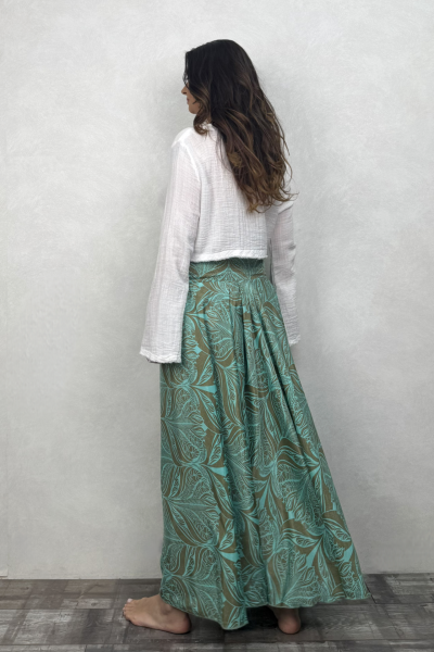 İpek Pantolon Etek - Mint