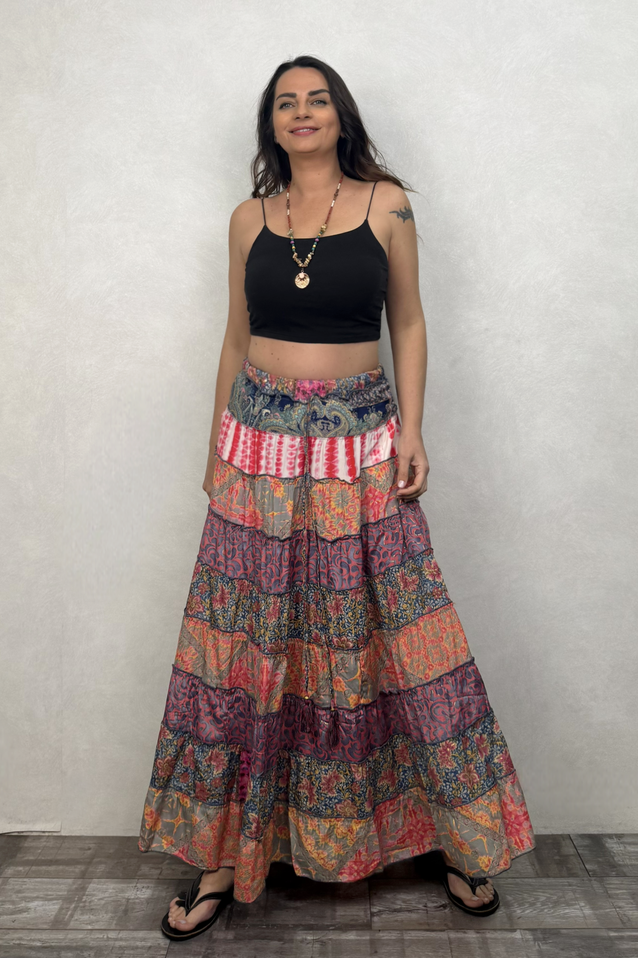 Gypsy Patch İpek Etek - Trece