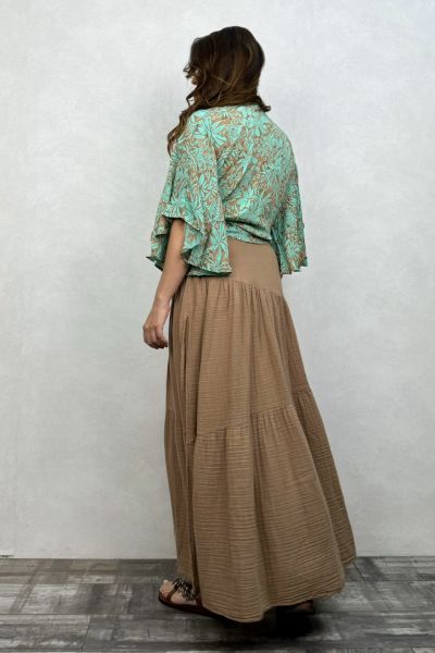 İpek Bolero Bluz - Mint