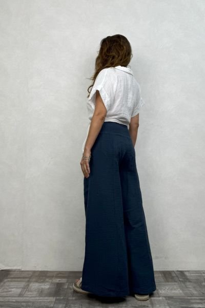 Bendis Müslin Pantolon Midnight Navy- Lacivert