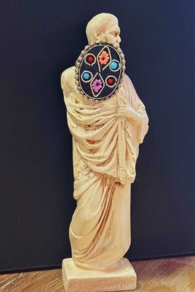 Doğal Taş Yüzük Antik - Parça Taşlı 1