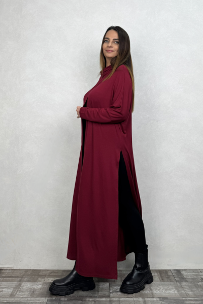 Degaje Triko Tunik - Bordo