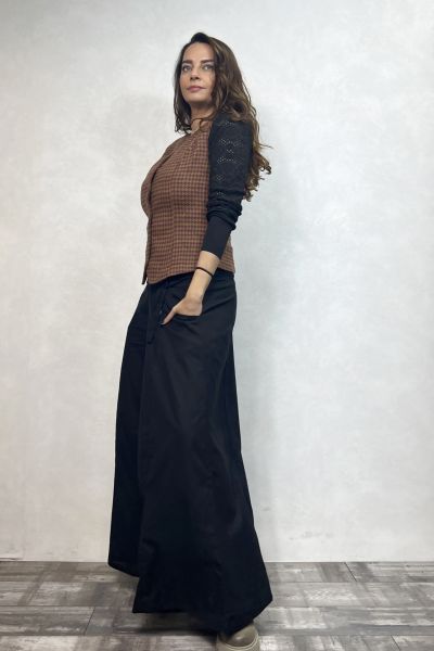 Kışlık Yelek - Kahve Ekose