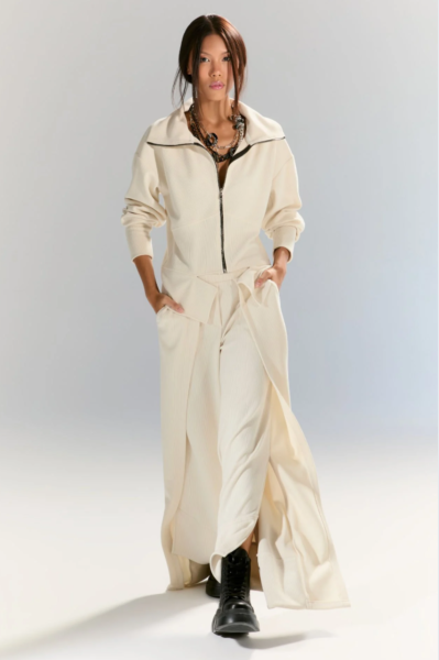 Lamante Straps Triko Ceket - Bej