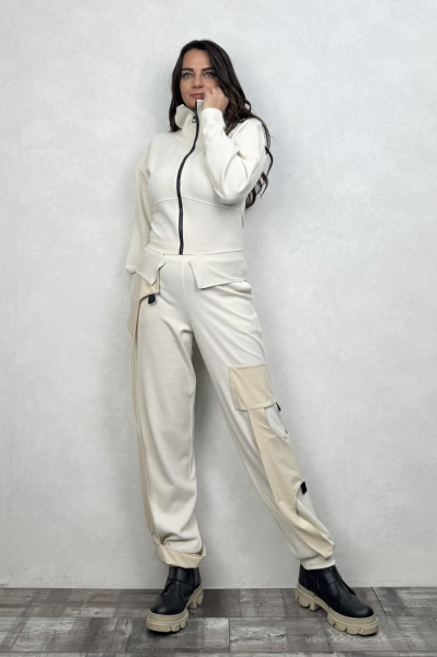 Lamante Straps Triko Ceket - Bej