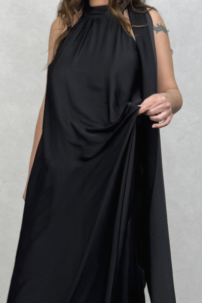 Lamante Queen Premium Elbise - Siyah