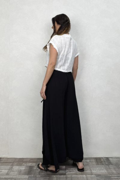 Vialis Müslin Bluz White - Beyaz