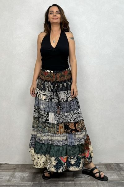 Gypsy Patch İpek Etek-Dos