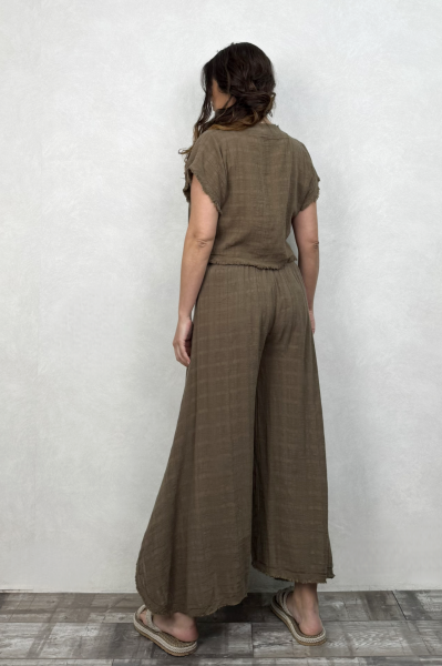 Vialis Müslin Pantolon Neutral Brown - Doğal Kahve