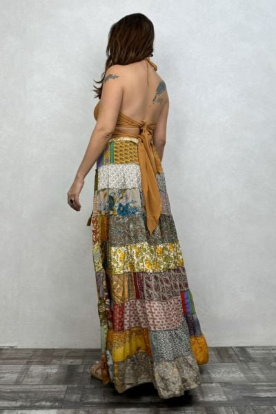 Gypsy Patch İpek Etek-Cinco