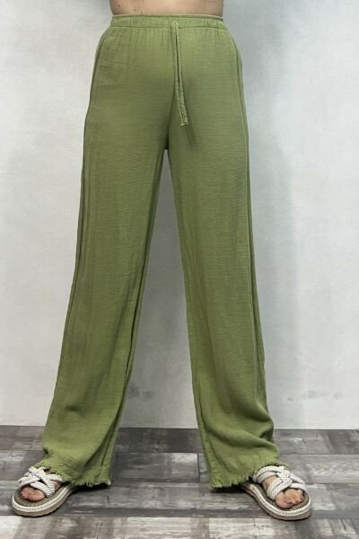 Freya Pantolon Sage Green - Yeşil