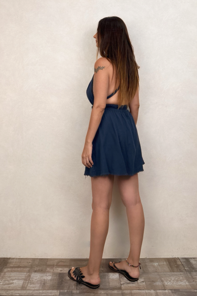 Mojo Nature Elbise Midnight Navy - Lacivert