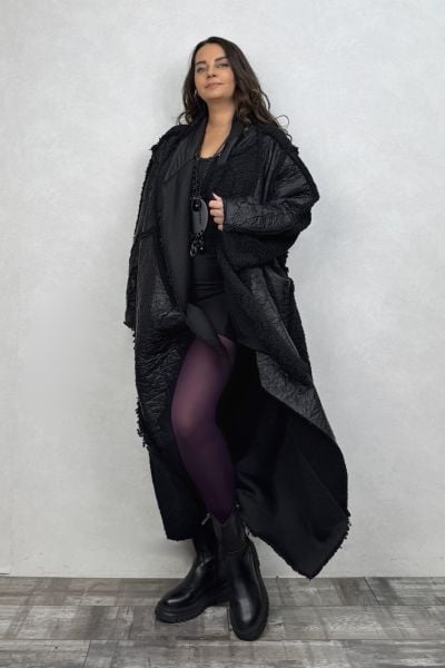 Lamante Patch Maxi Kap - Siyah