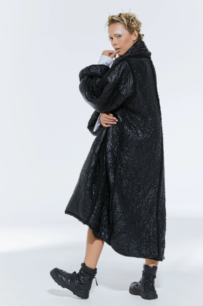 Lamante Maxi Gotik Kap - Siyah