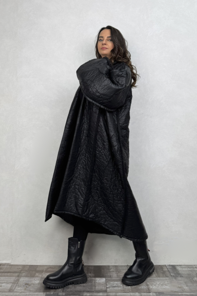 Lamante Maxi Gotik Kap - Siyah