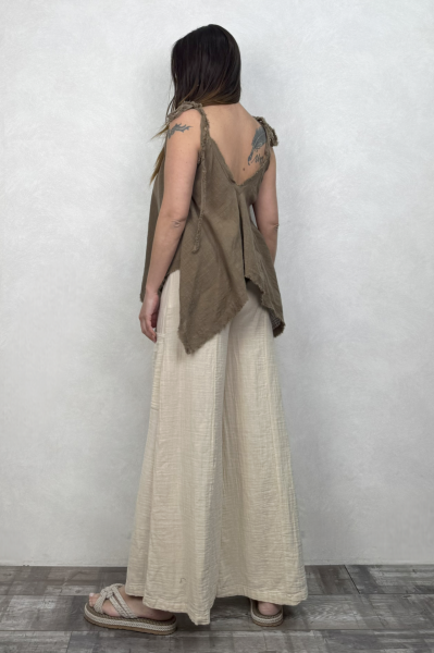 Peneis Müslin Bluz Neutral Brown - Doğal Kahve