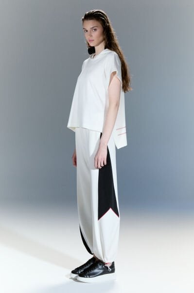 Lamante Rudy Modal Pantolon - Beyaz