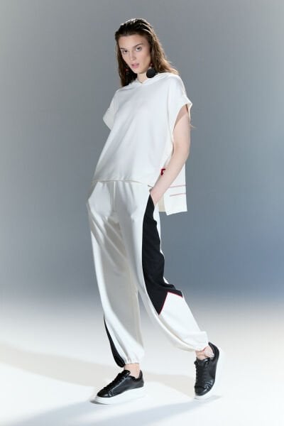 Lamante Rudy Modal Pantolon - Beyaz