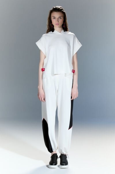 Lamante Rudy Modal Pantolon - Beyaz