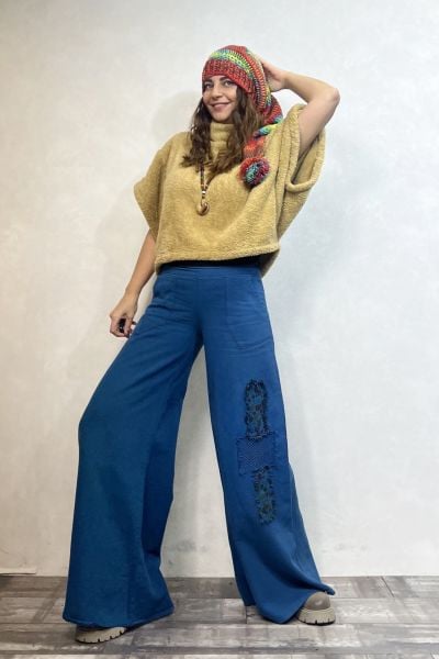 El Örgüsü Batik Kukuletalı Bere 2- Renkli
