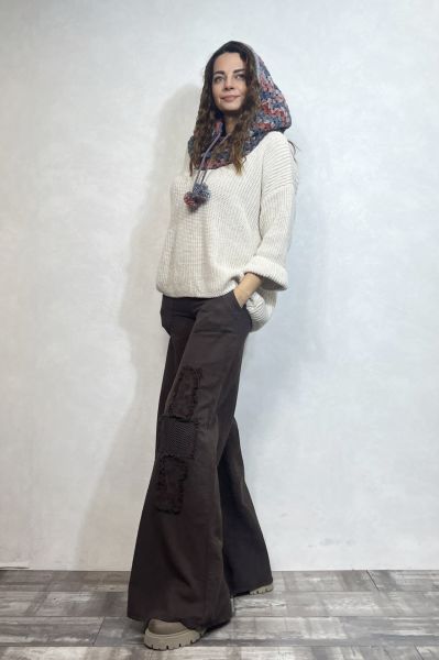 El Örgüsü Batik Balaclava - Renkli