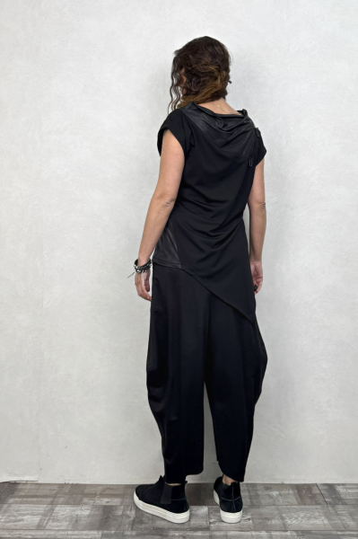 Lamante Omuz Detaylı Bluz - Siyah