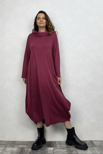 Felicia Elbise - Kırçıllı Bordo