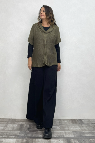 Degaje Merserize Bluz  - Haki