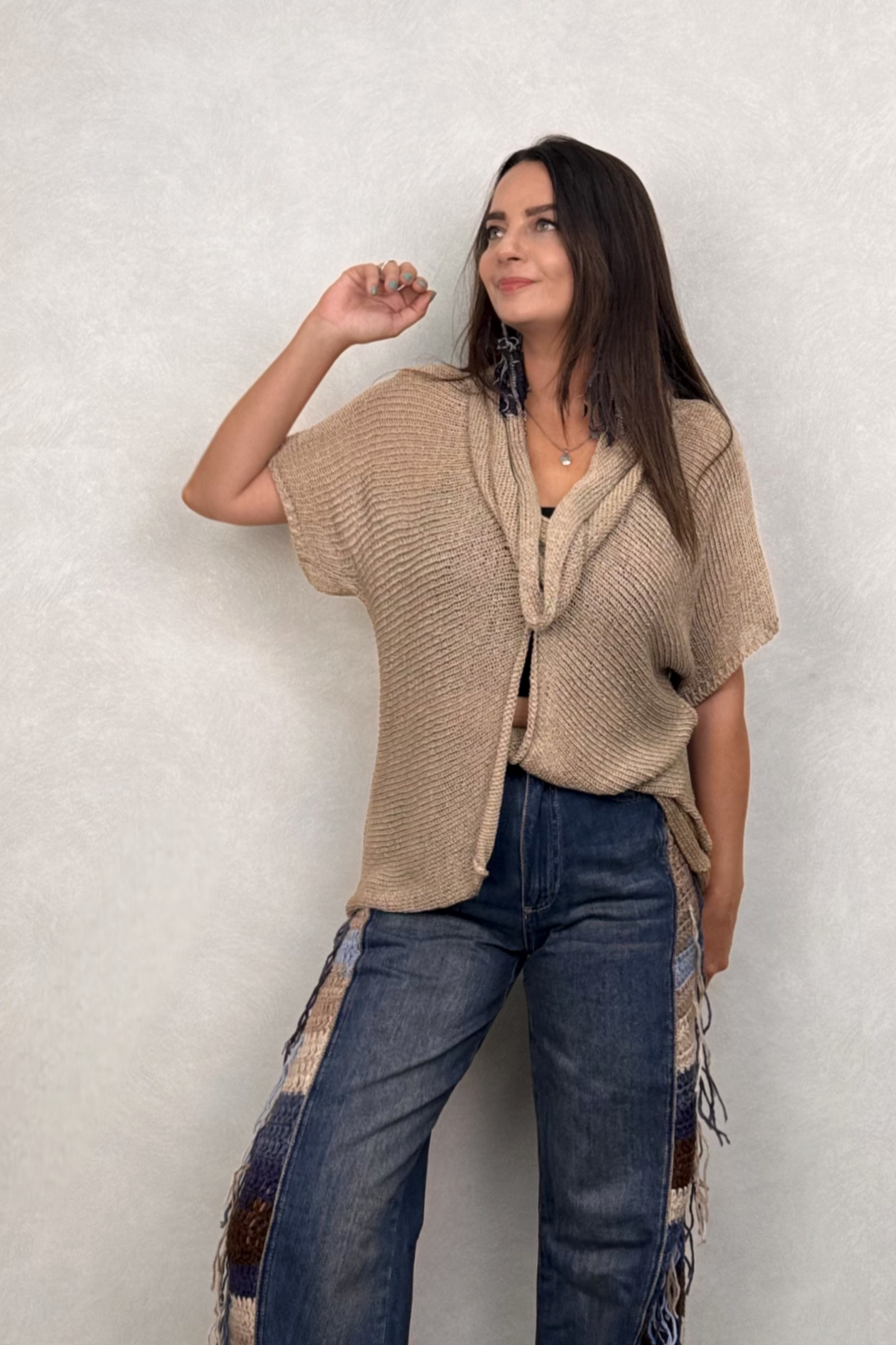 Degaje Merserize Bluz  - Vizon