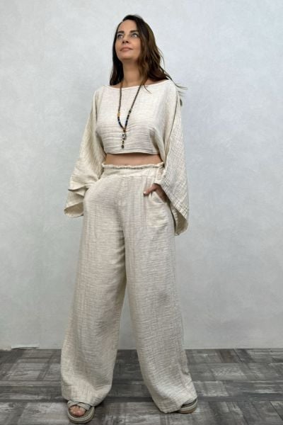 Bia Hemp Pantolon - Bej