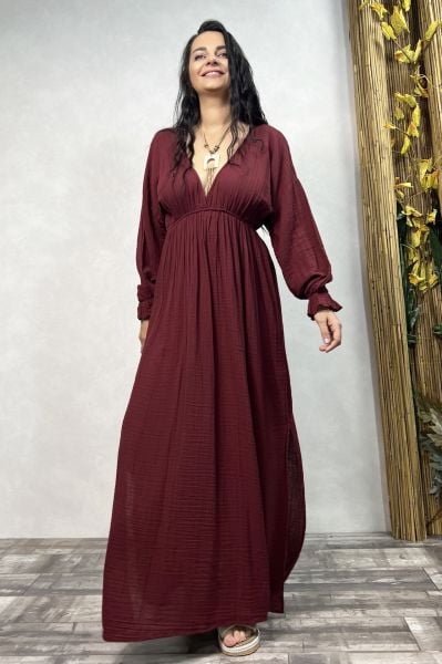 Medusa Elbise Rubby Wine- Şarap