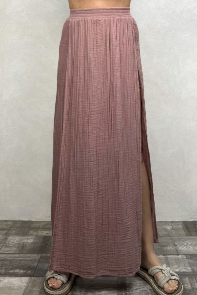 Bia Müslin Etek Wood Rose - Yaban Gülü