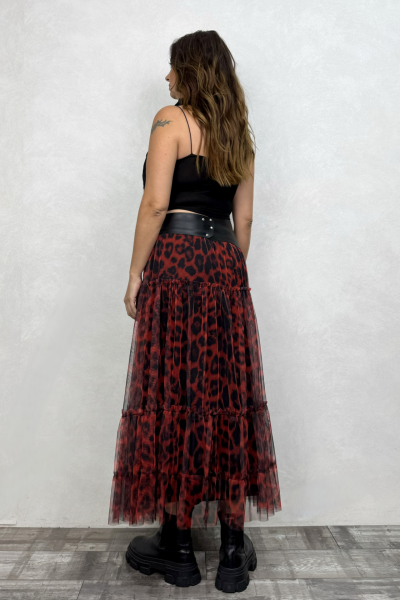 Uzun Tül Etek - Yakut Leo