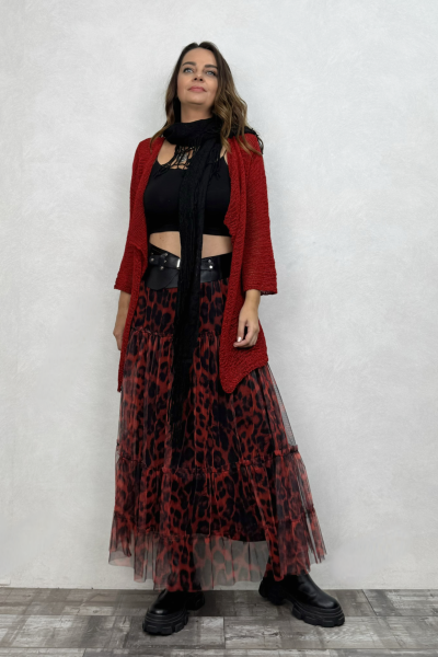 Uzun Tül Etek - Yakut Leo