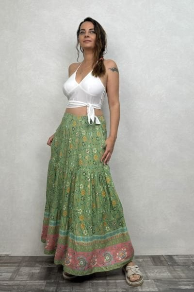 Gypsy Bohem Etek - Yeşil