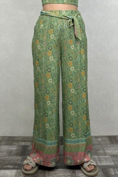 Gypsy Bohem Pantolon - Yeşil