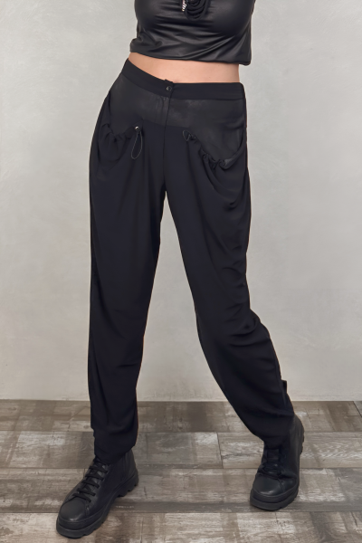 Lamante Slash Pantolon - Siyah