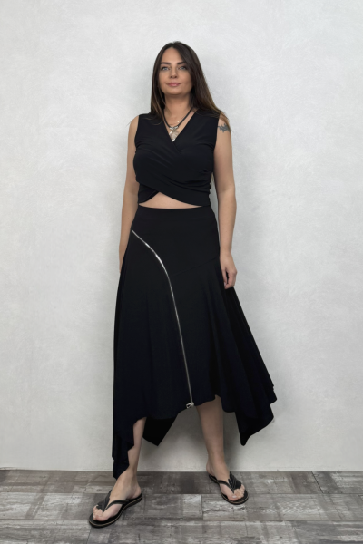 Lamante Jaen Sandy Bluz - Siyah