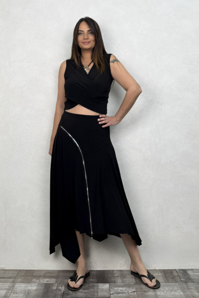 Lamante Jaen Sandy Bluz - Siyah
