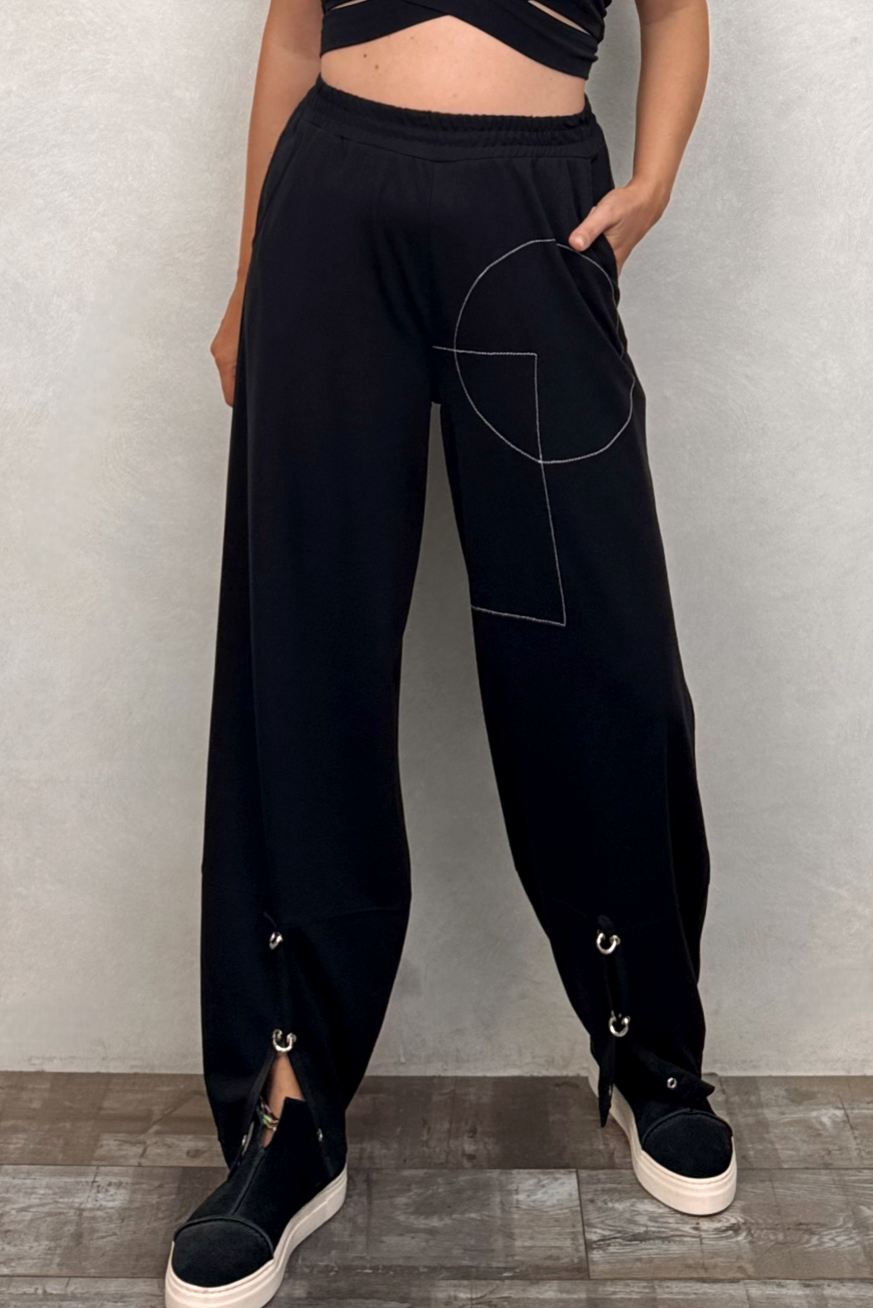 Lamante Punch Pantolon - Siyah