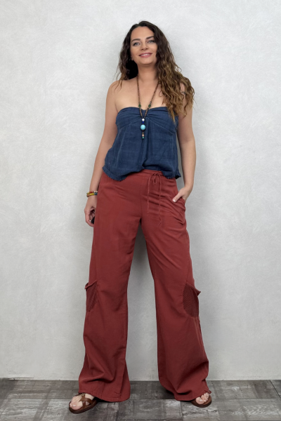 Jasmin Pantolon - Kiremit