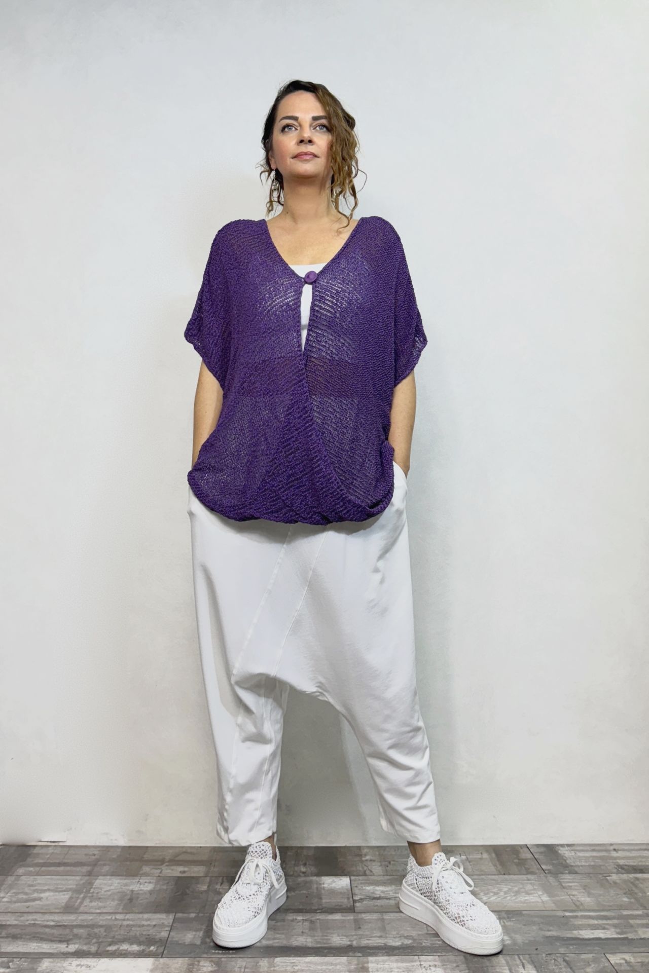 Lamante  Zoi Şalvar - Beyaz